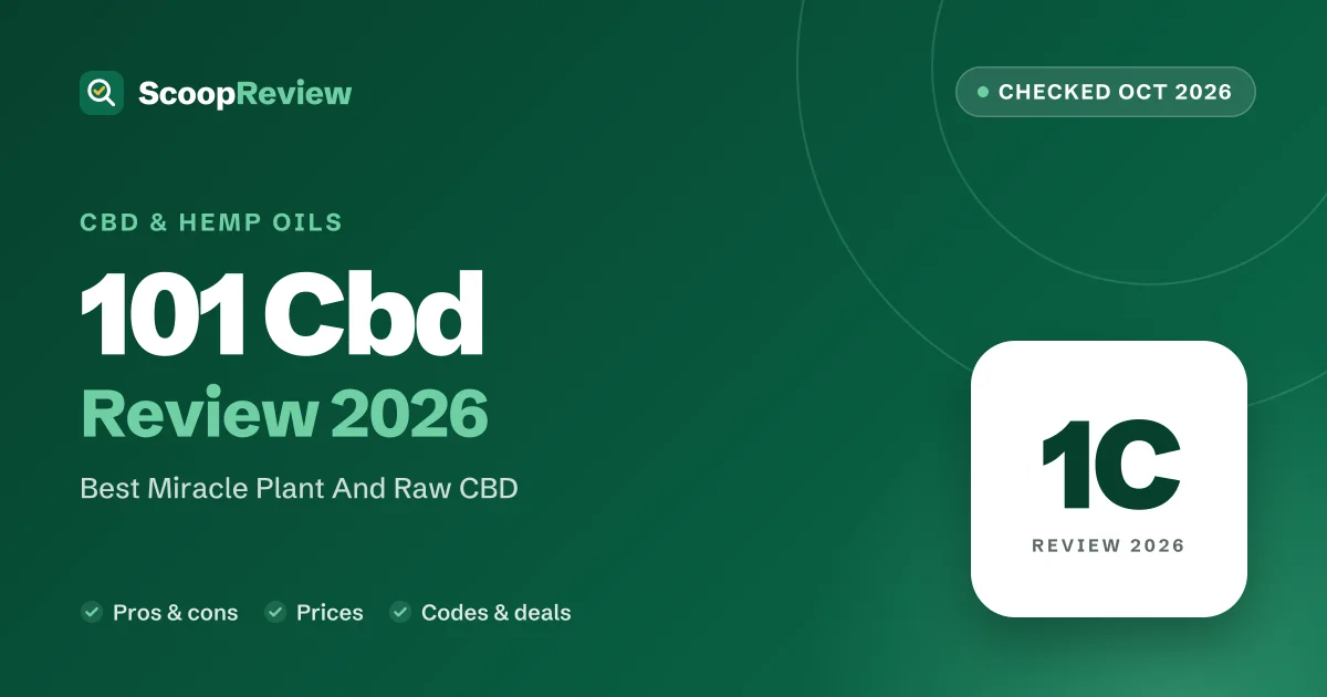 101 Cbd review 2026
