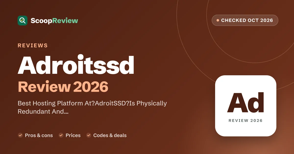 Adroitssd review 2026
