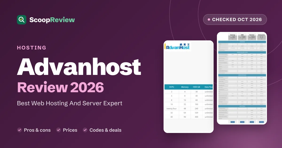 Advanhost review 2026