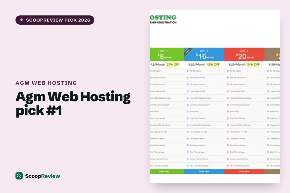Agm Web Hosting product 1 – Agm Web Hosting review 2026