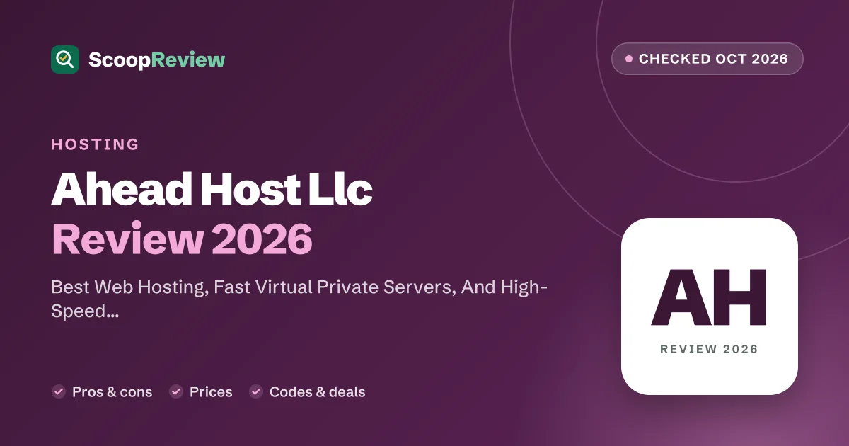 Ahead Host Llc review 2026