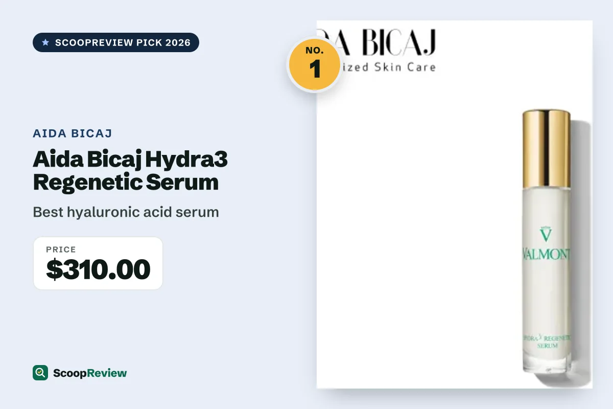 Aida Bicaj Hydra3 Regenetic Serum – Best hyaluronic acid serum
