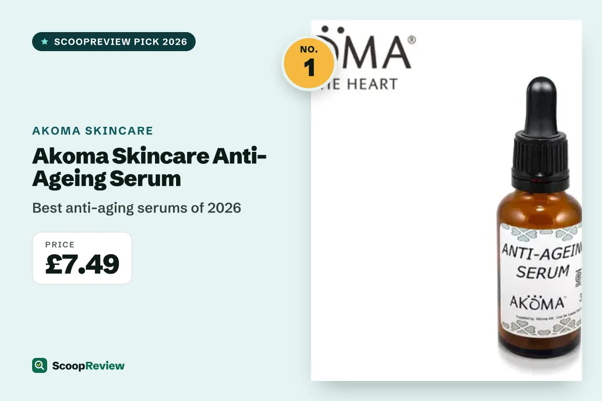 Akoma Skincare Anti-Ageing Serum – Best anti-aging serums of 2026