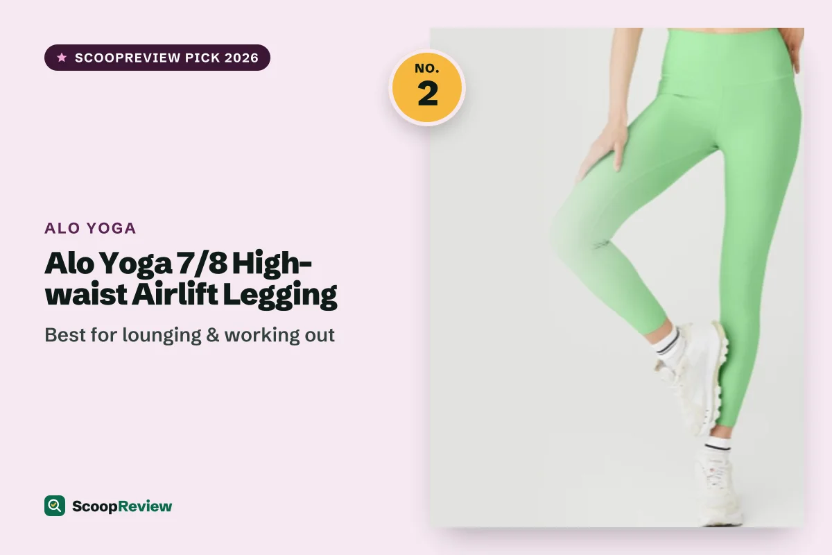 Alo Yoga 7/8 High-waist Airlift Legging – Best for lounging & working out