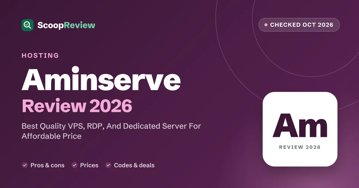 Aminserve review 2026