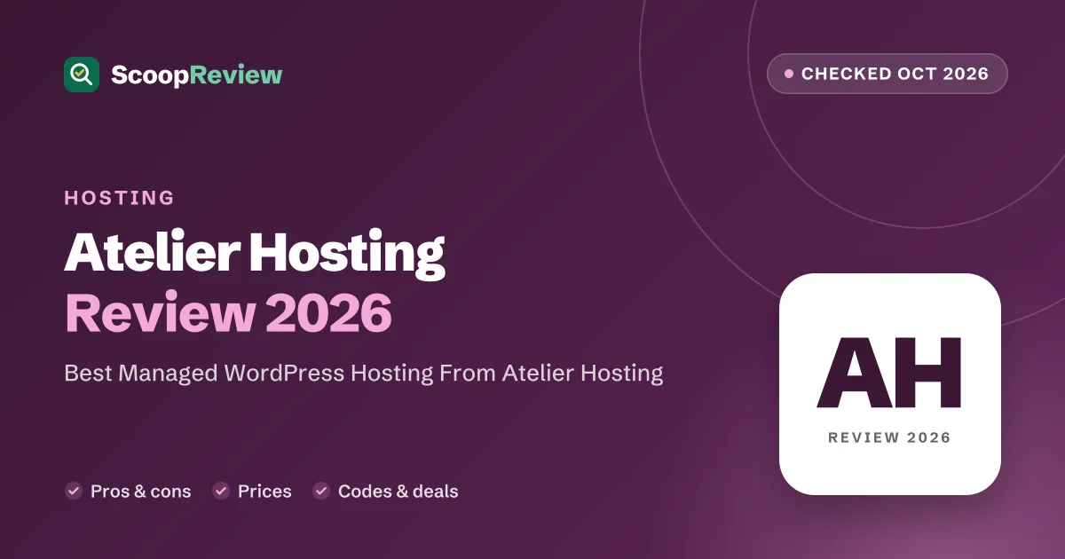 Atelier Hosting review 2026