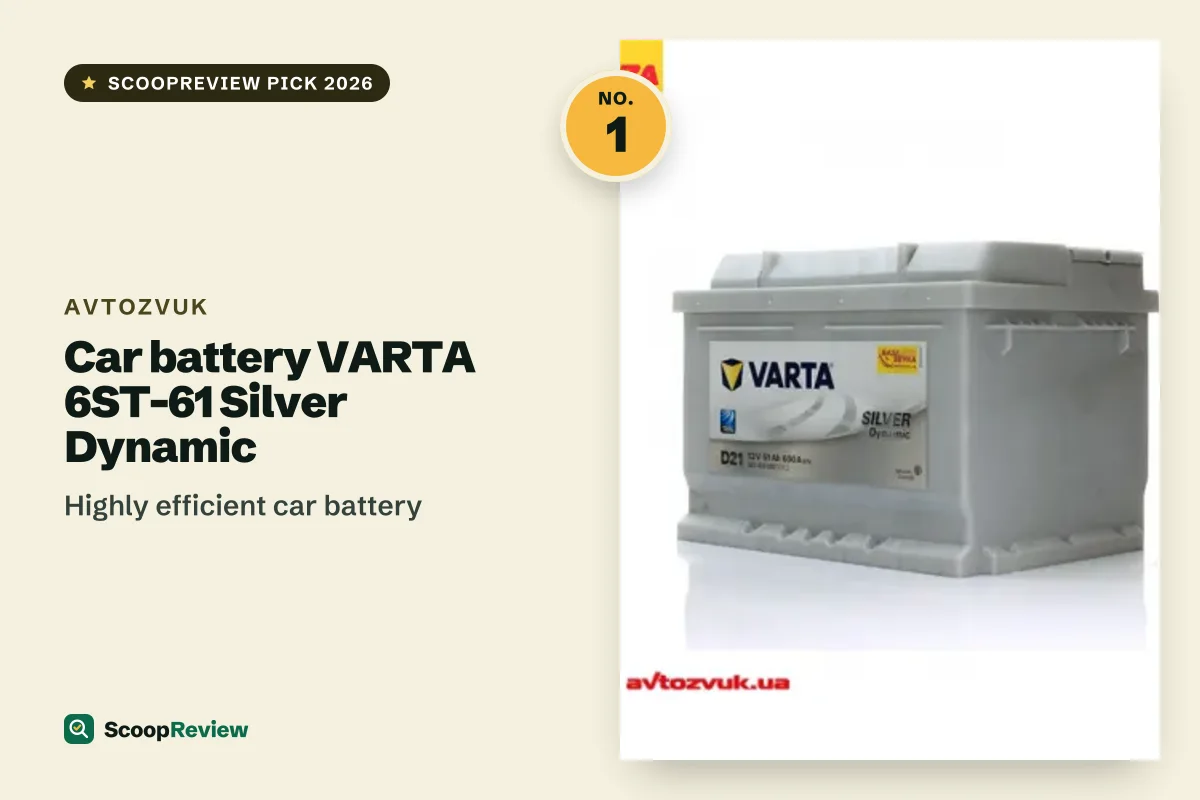 Car battery VARTA 6ST-61 Silver Dynamic – Highly efficient car battery
