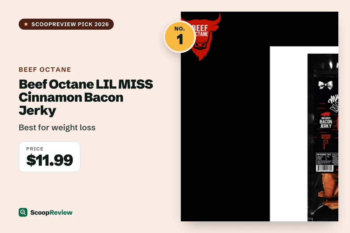 Beef Octane LIL MISS Cinnamon Bacon Jerky – Best for weight loss
