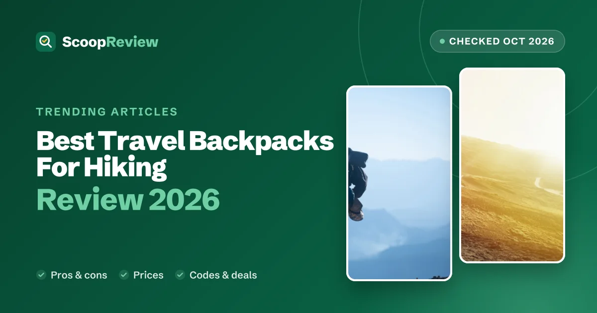 Best Travel Backpacks For Hiking review 2026