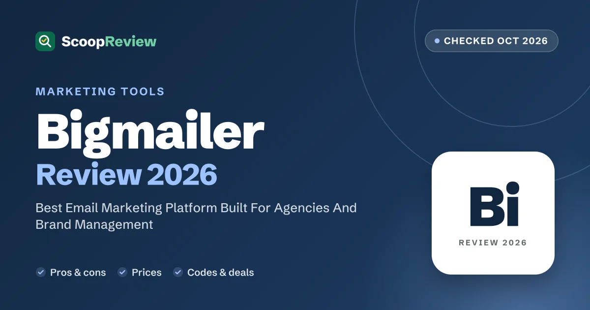 Bigmailer review 2026