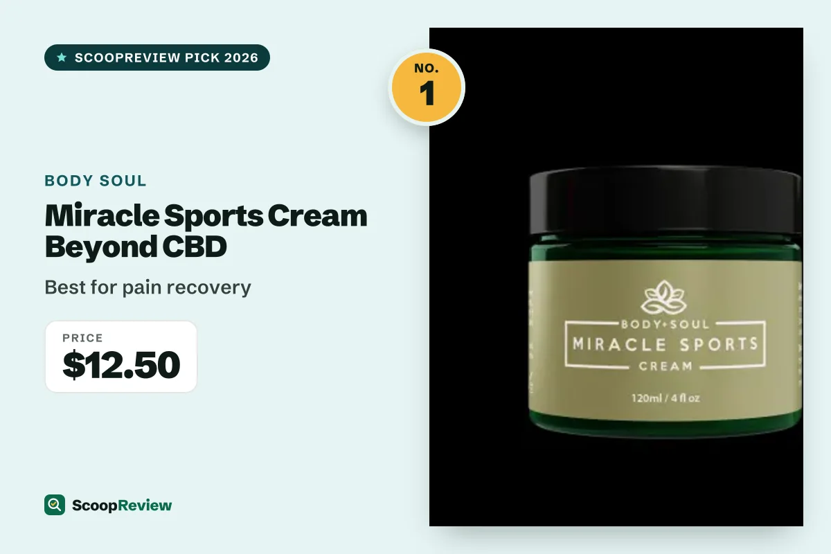 Miracle Sports Cream Beyond CBD – Best for pain recovery