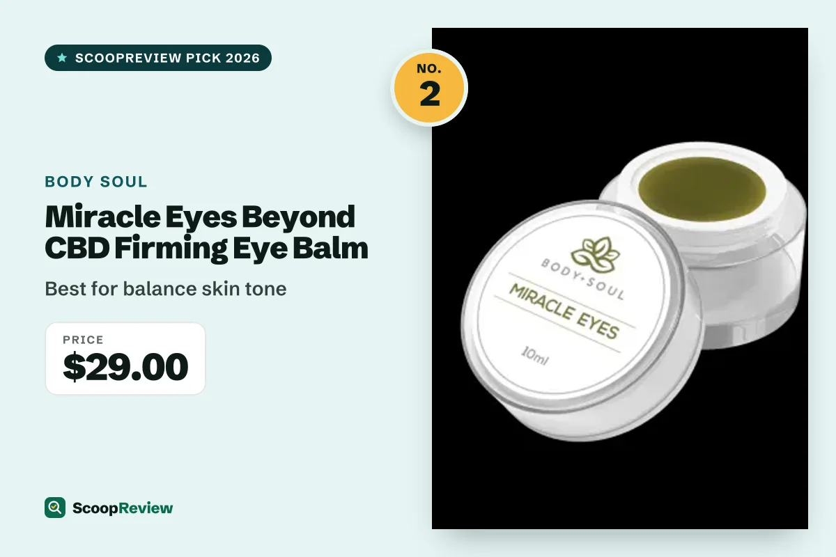 Miracle Eyes Beyond CBD Firming Eye Balm – Best for balance skin tone