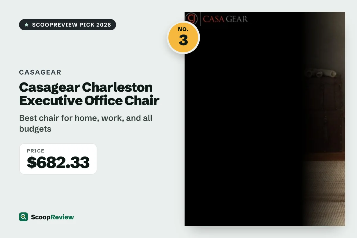 Casagear Charleston Executive Office Chair – Best chair for home, work, and all budgets