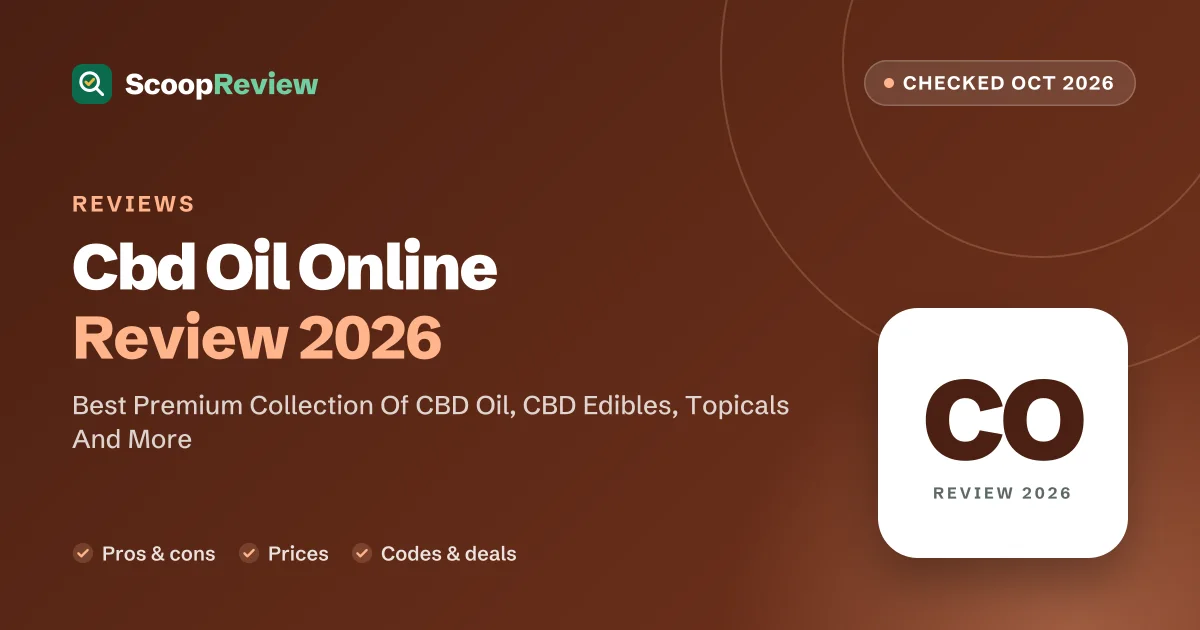 Cbd Oil Online review 2026