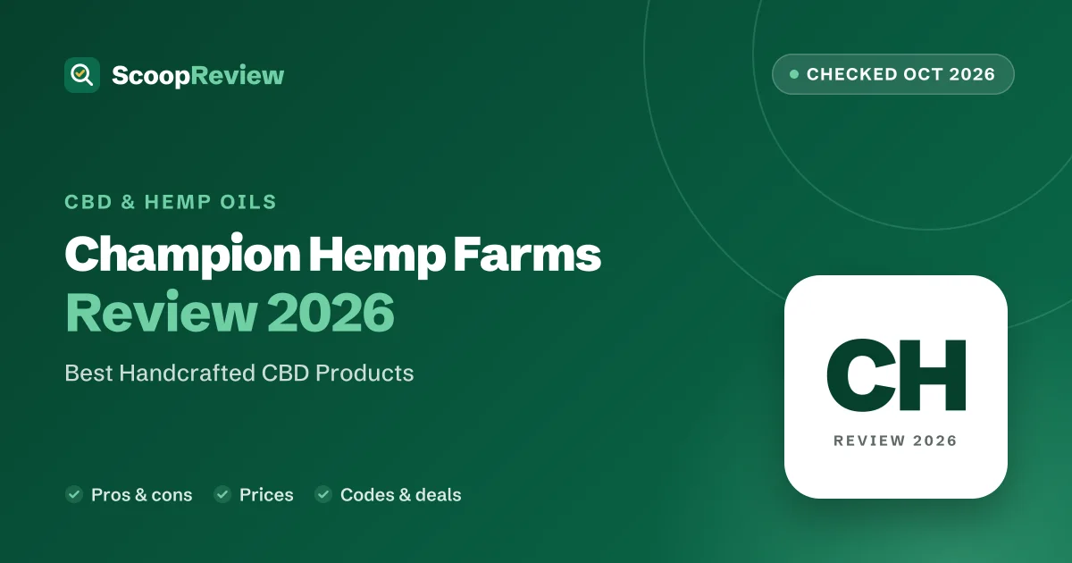 Champion Hemp Farms review 2026