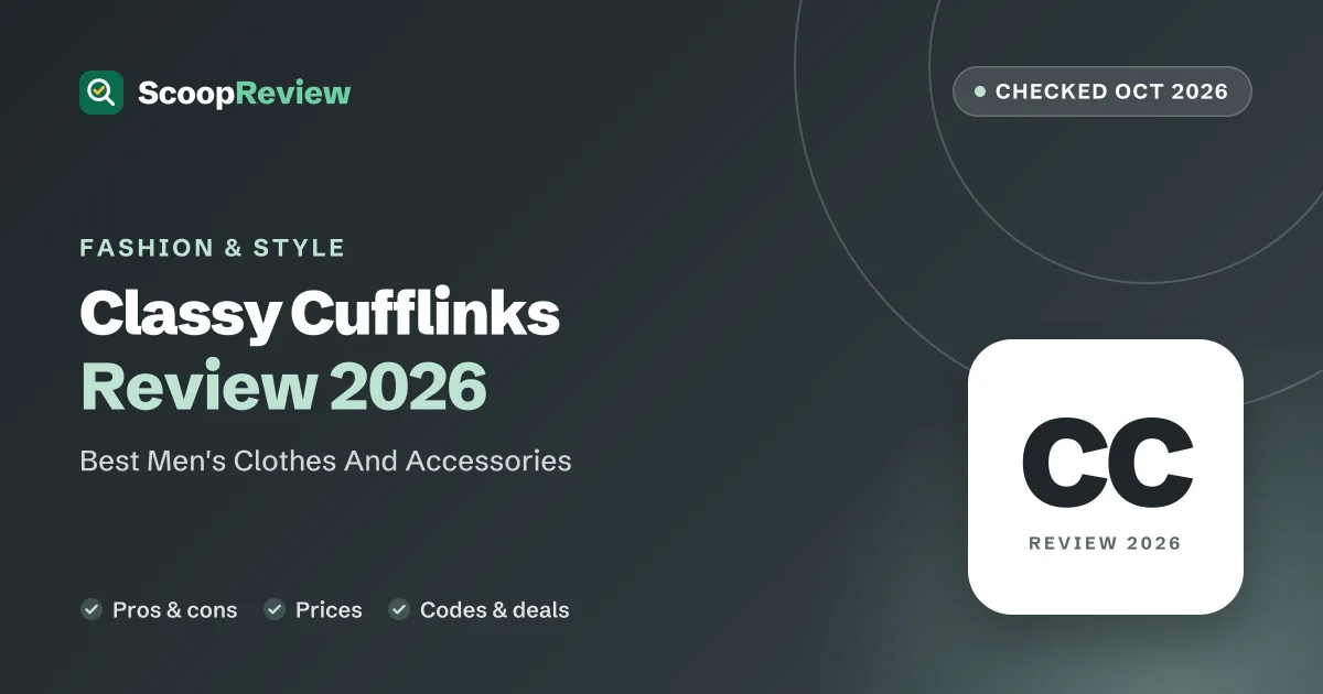 Classy Cufflinks review 2026
