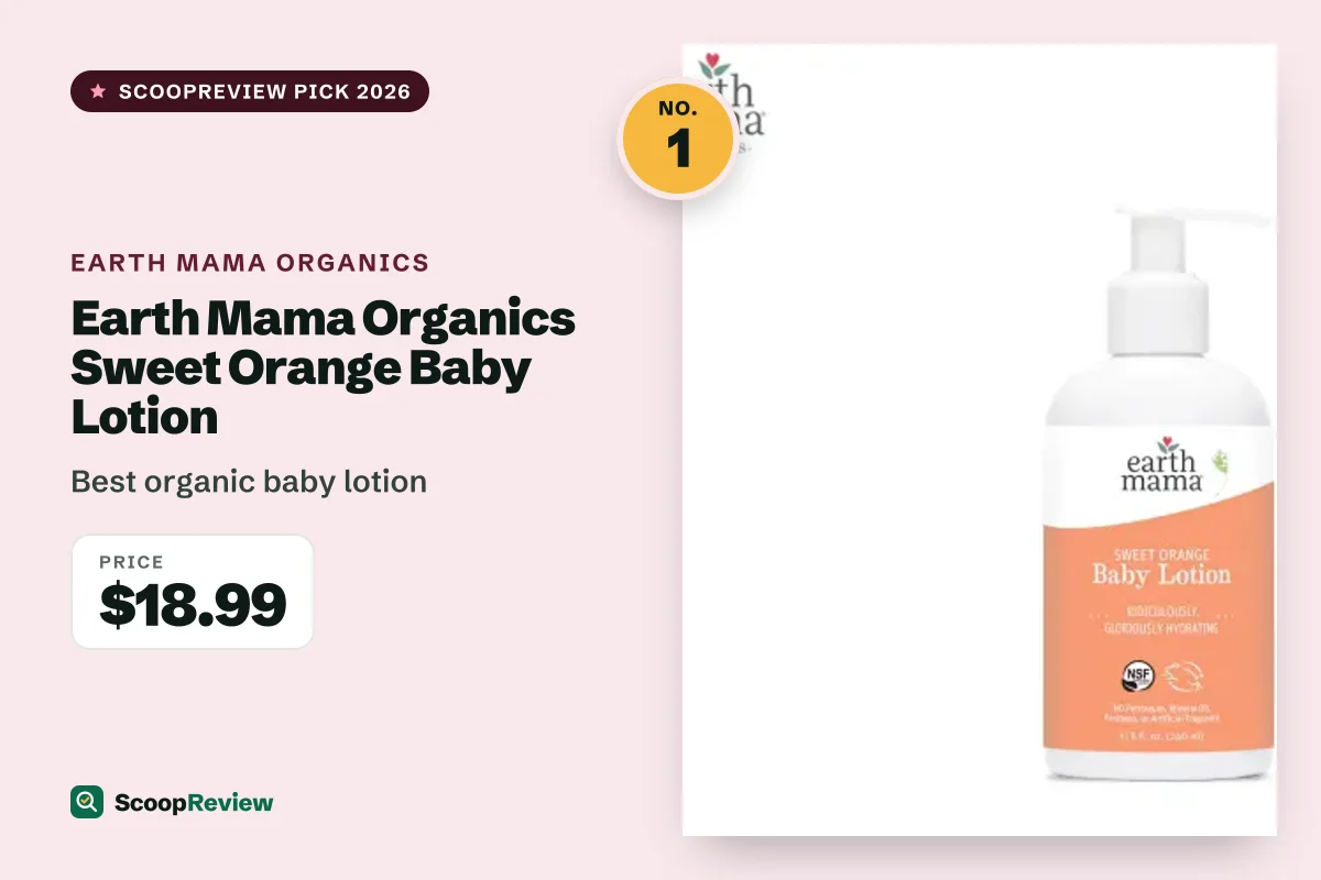 Earth Mama Organics Sweet Orange Baby Lotion – Best organic baby lotion