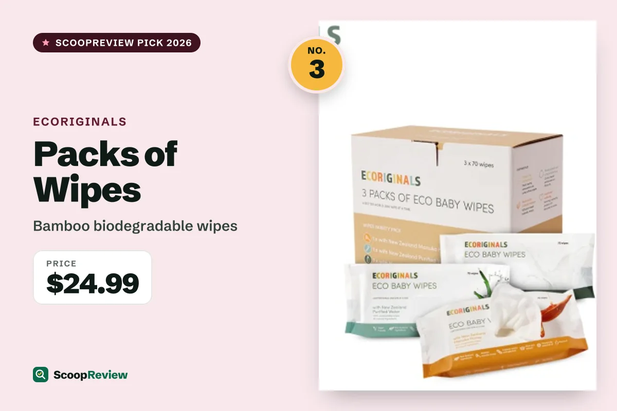 Packs of Wipes – Bamboo biodegradable wipes
