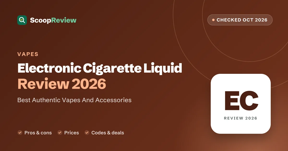 Electronic Cigarette Liquid review 2026