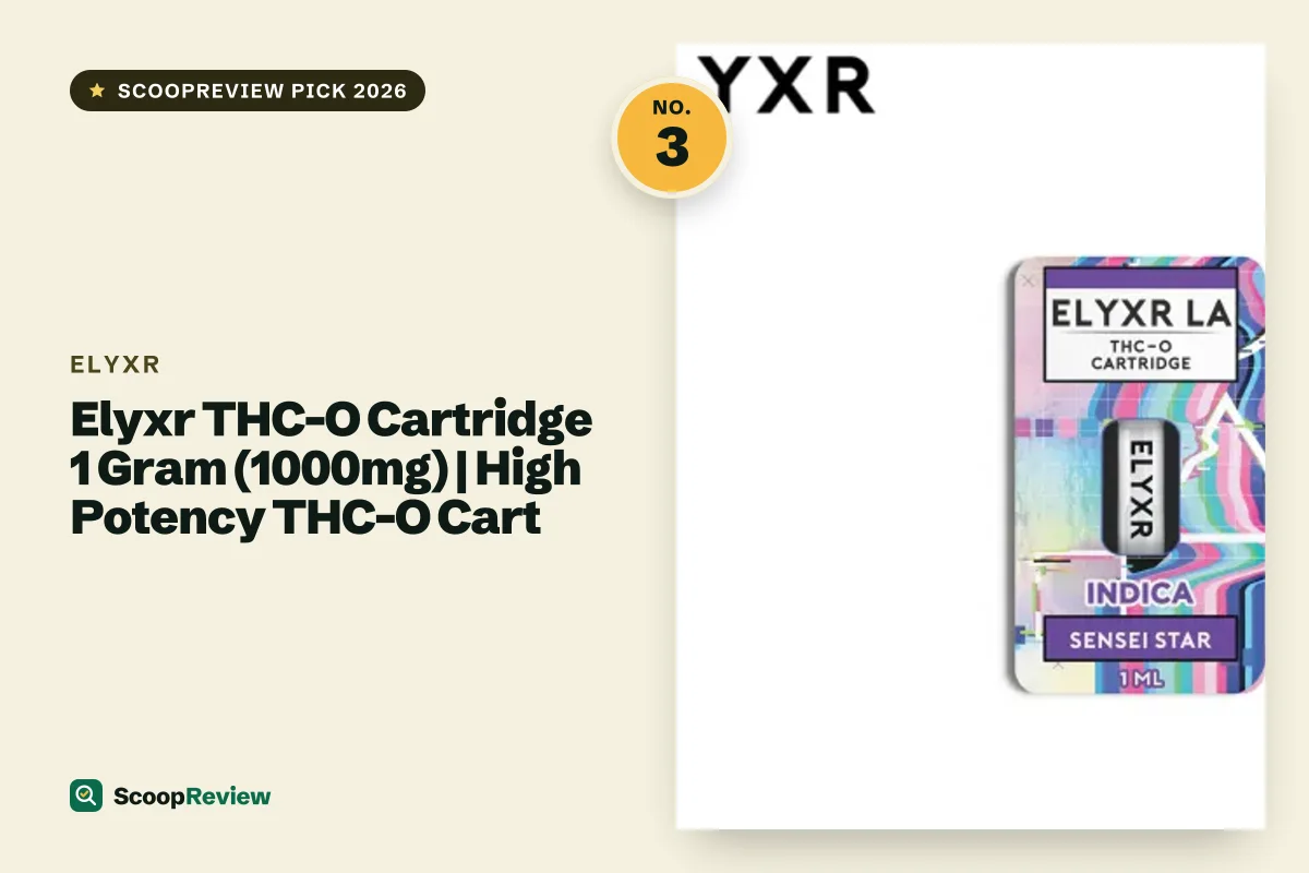 Elyxr THC-O Cartridge 1 Gram (1000mg) | High Potency THC-O Cart