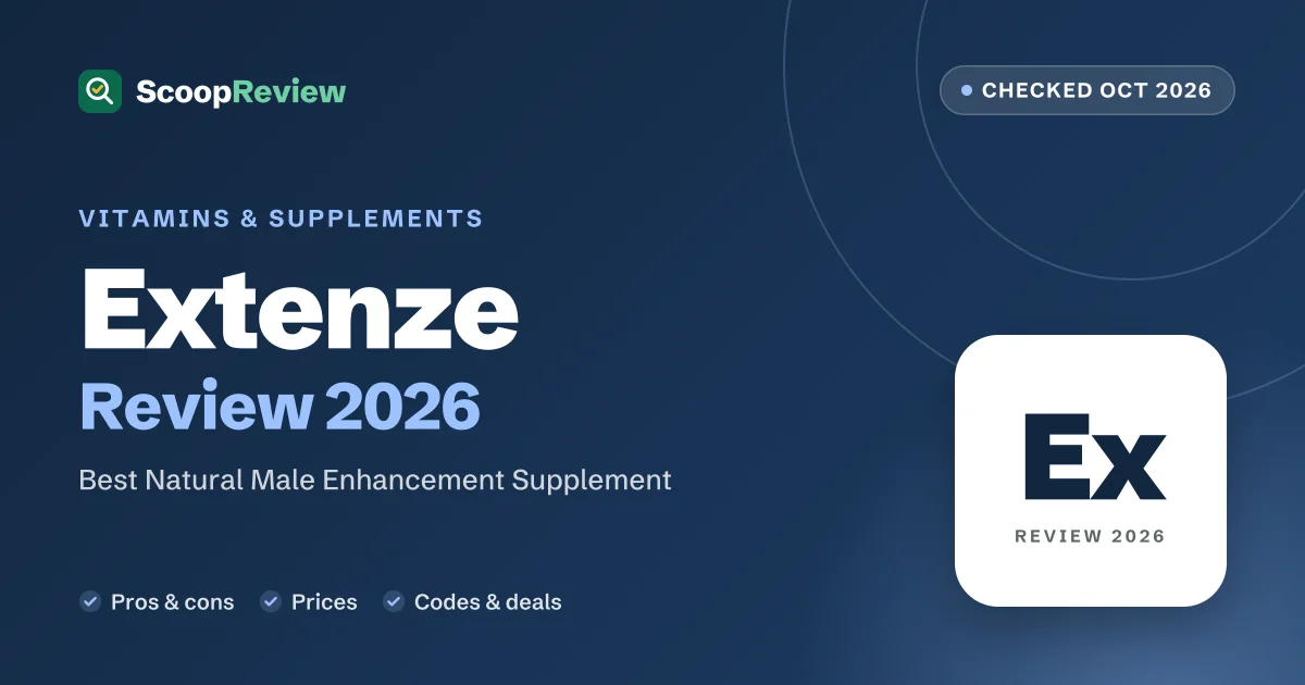 Extenze review 2026