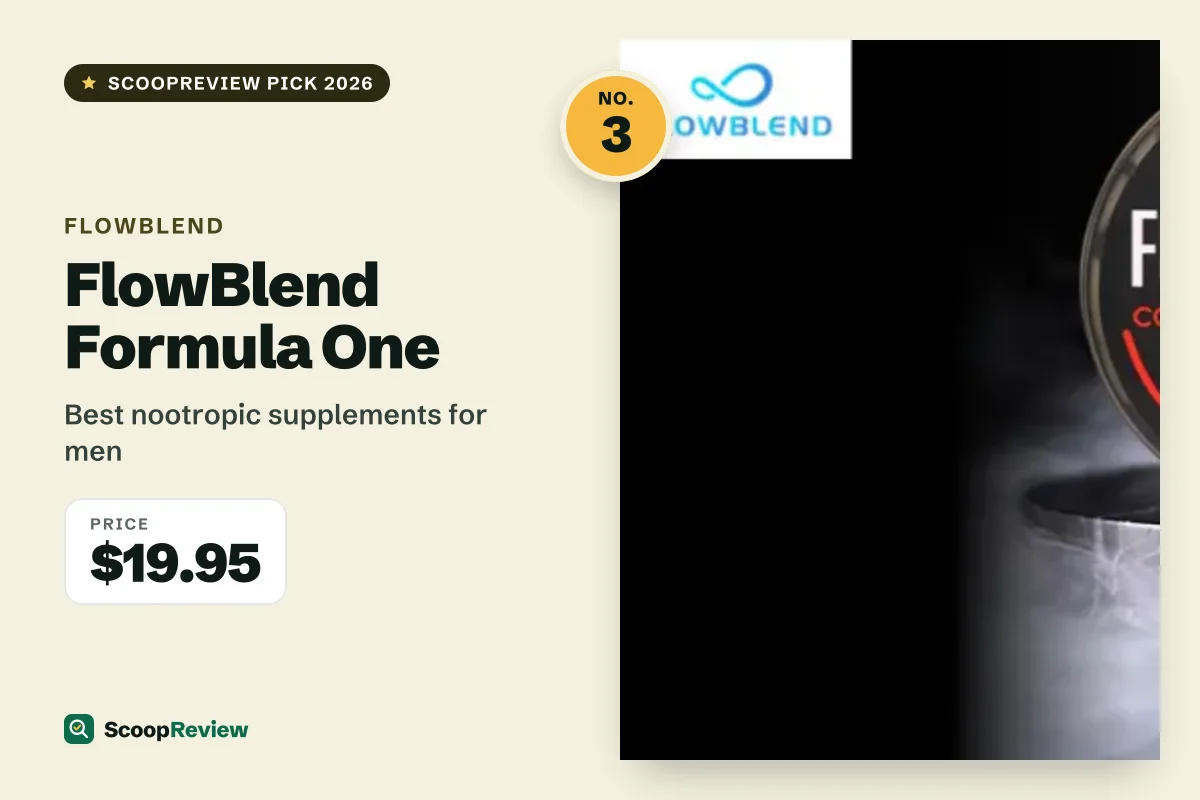 FlowBlend Formula One – Best nootropic supplements for men