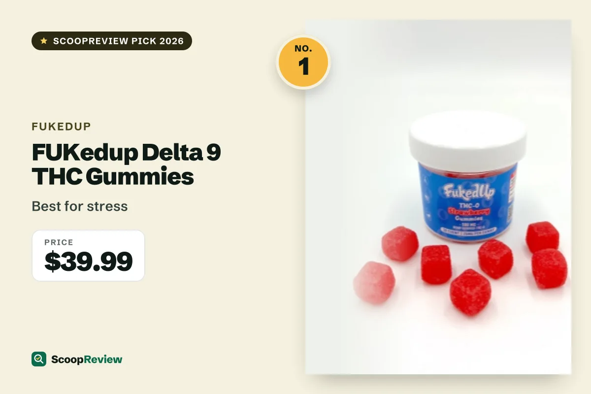 FUKedup Delta 9 THC Gummies – Best for stress