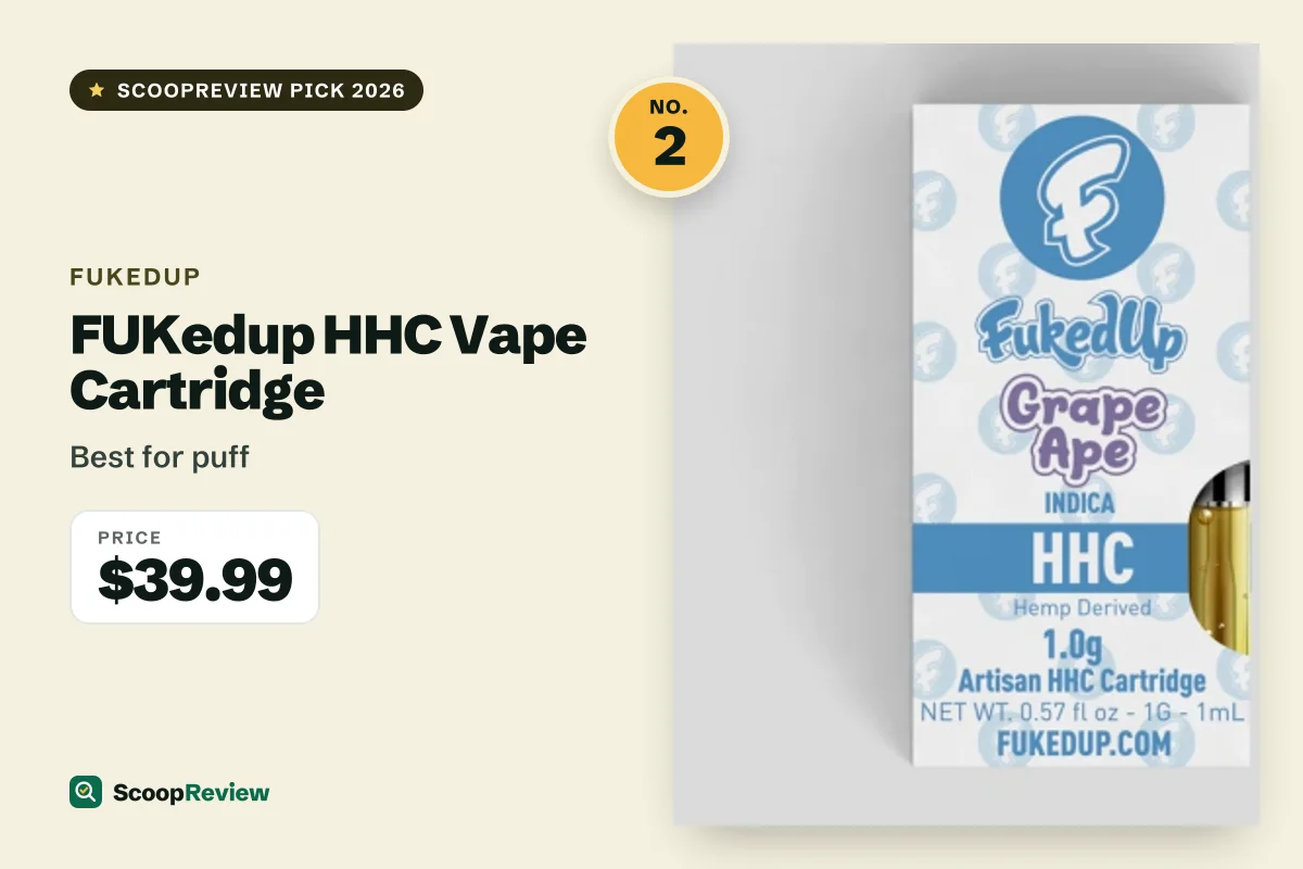 FUKedup HHC Vape Cartridge – Best for puff