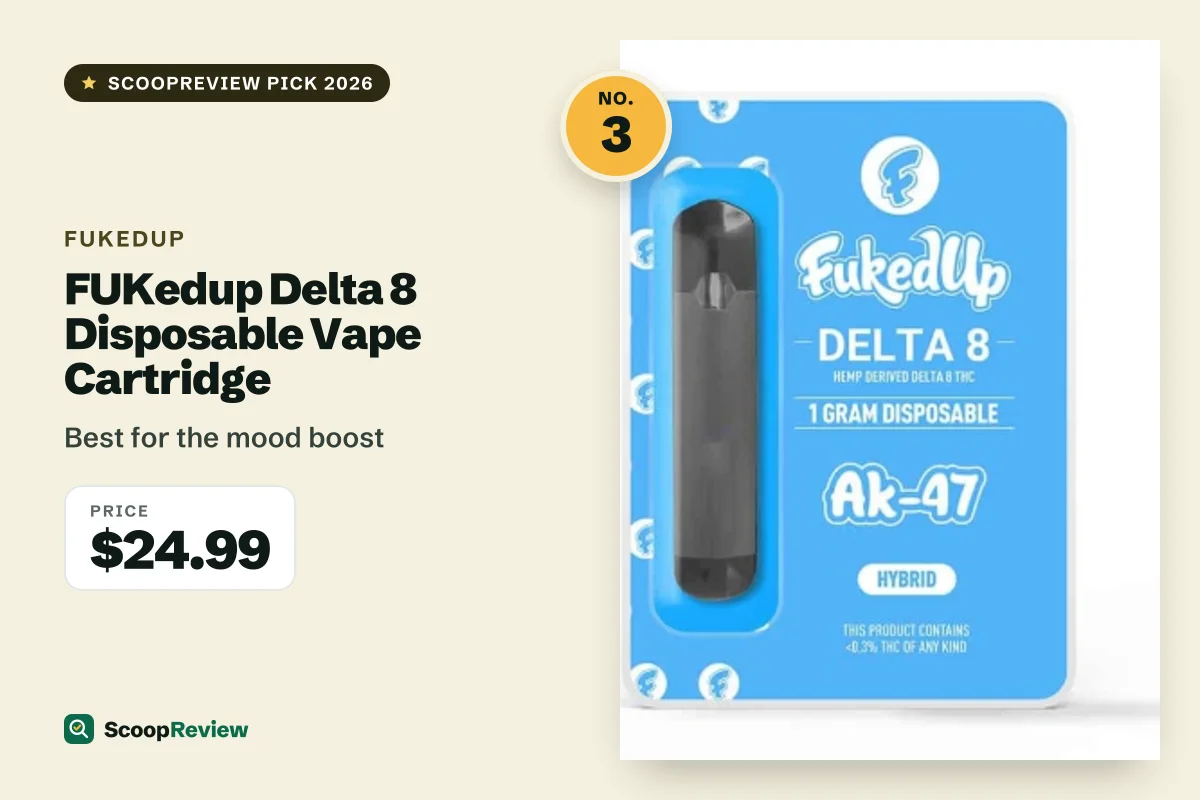 FUKedup Delta 8 Disposable Vape Cartridge – Best for the mood boost