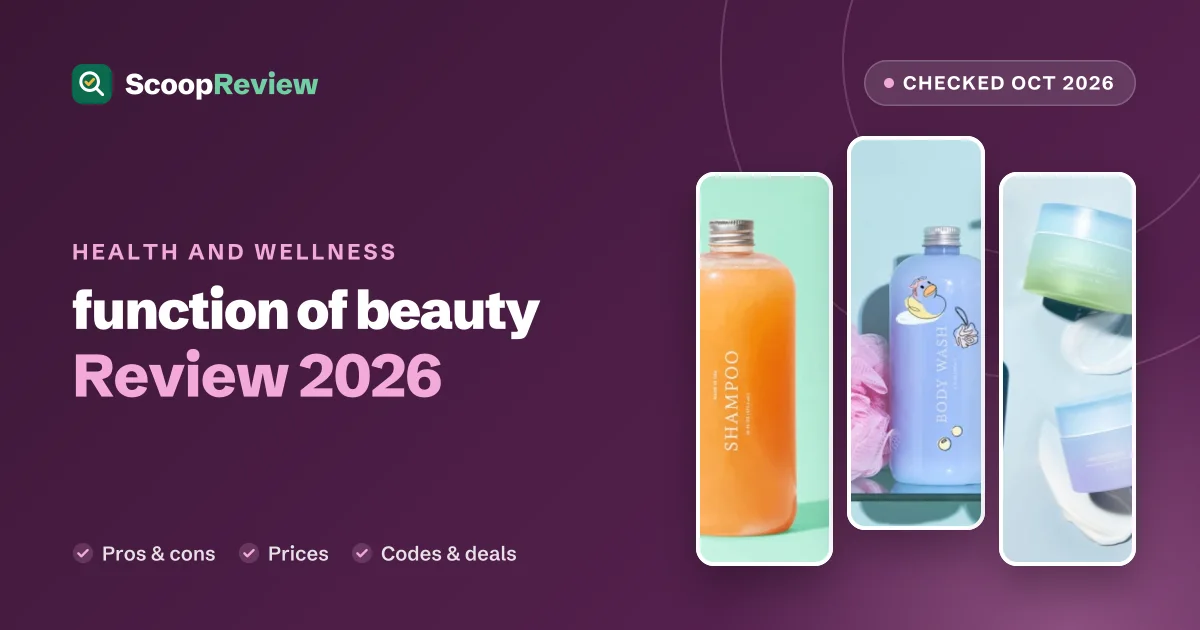 Function Of Beauty review 2026