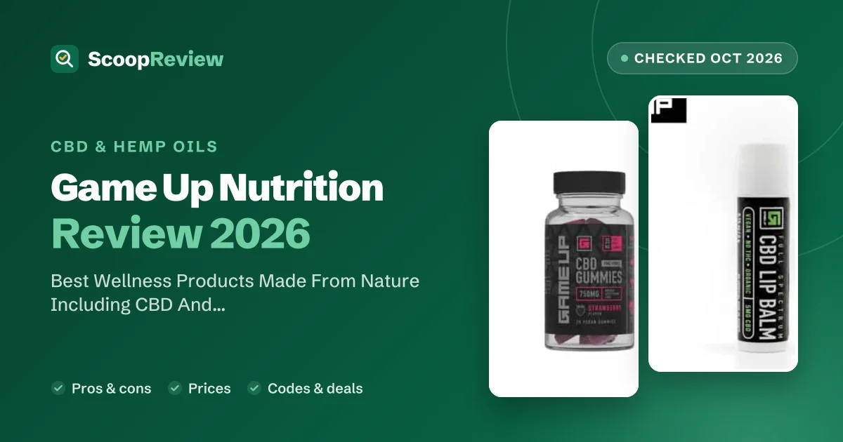 Game Up Nutrition review 2026