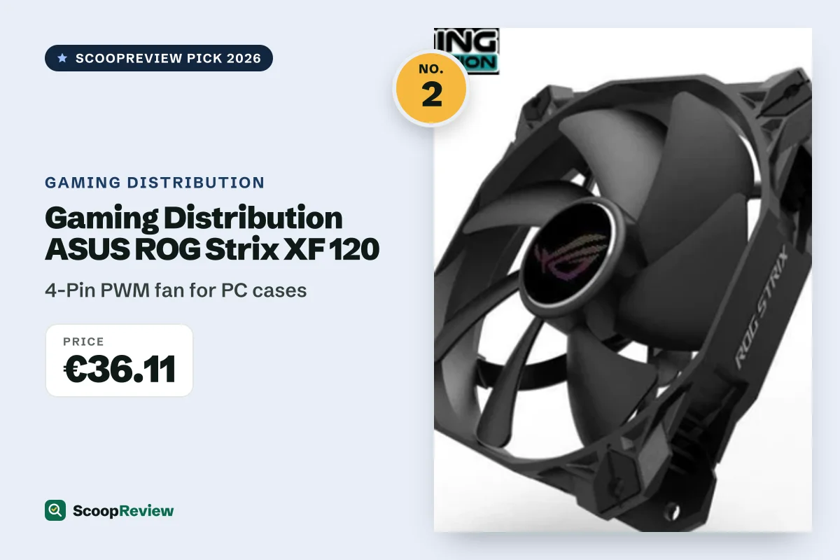 Gaming Distribution ASUS ROG Strix XF 120 – 4-Pin PWM fan for PC cases