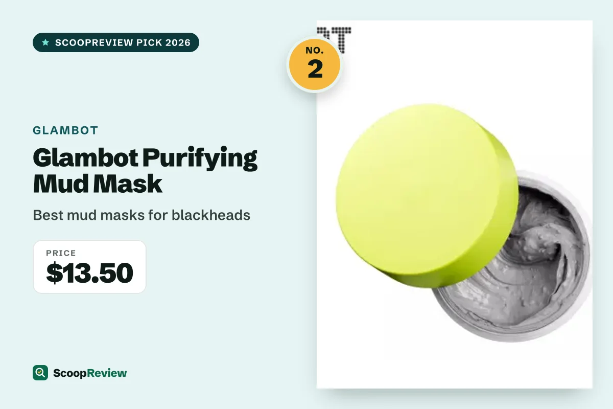 Glambot Purifying Mud Mask – Best mud masks for blackheads