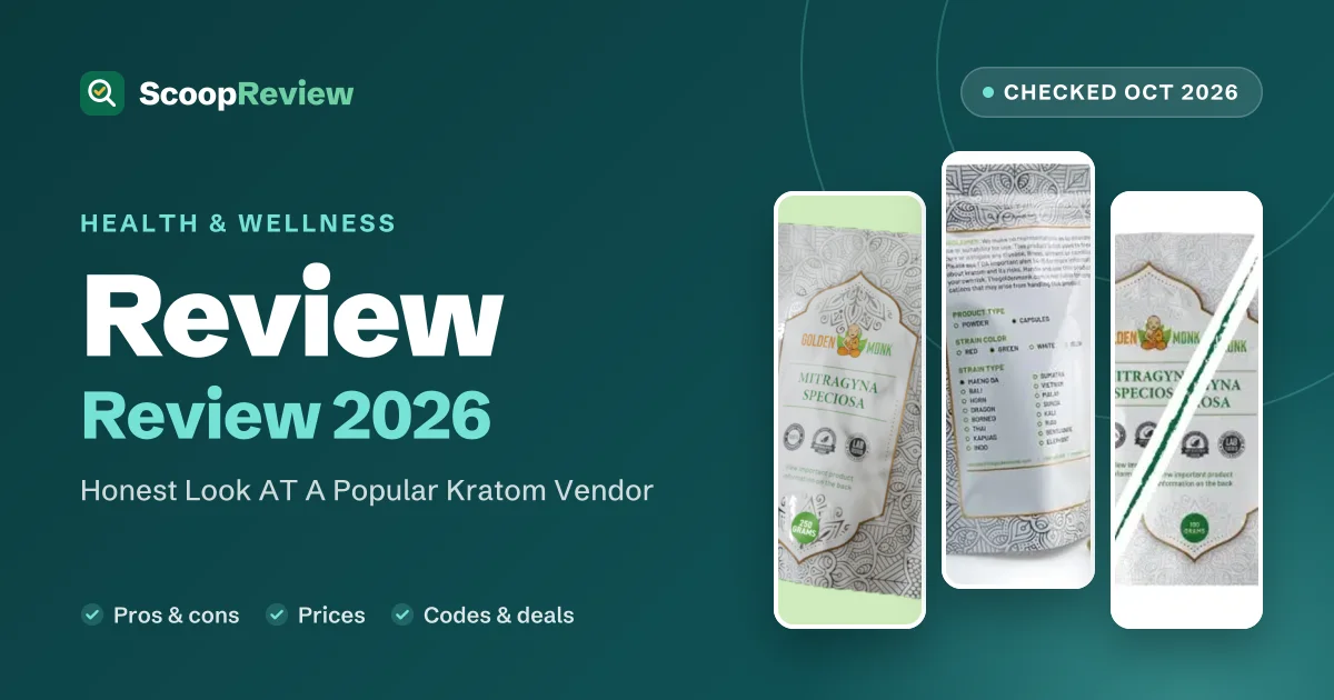 Golden Monk Honest Look At A Popular Kratom Vendor review 2026