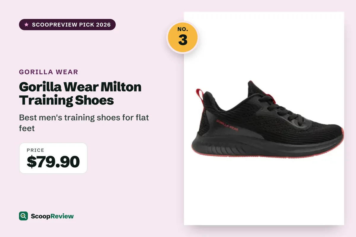 Gorilla Wear Milton Training Shoes – Best men's training shoes for flat feet