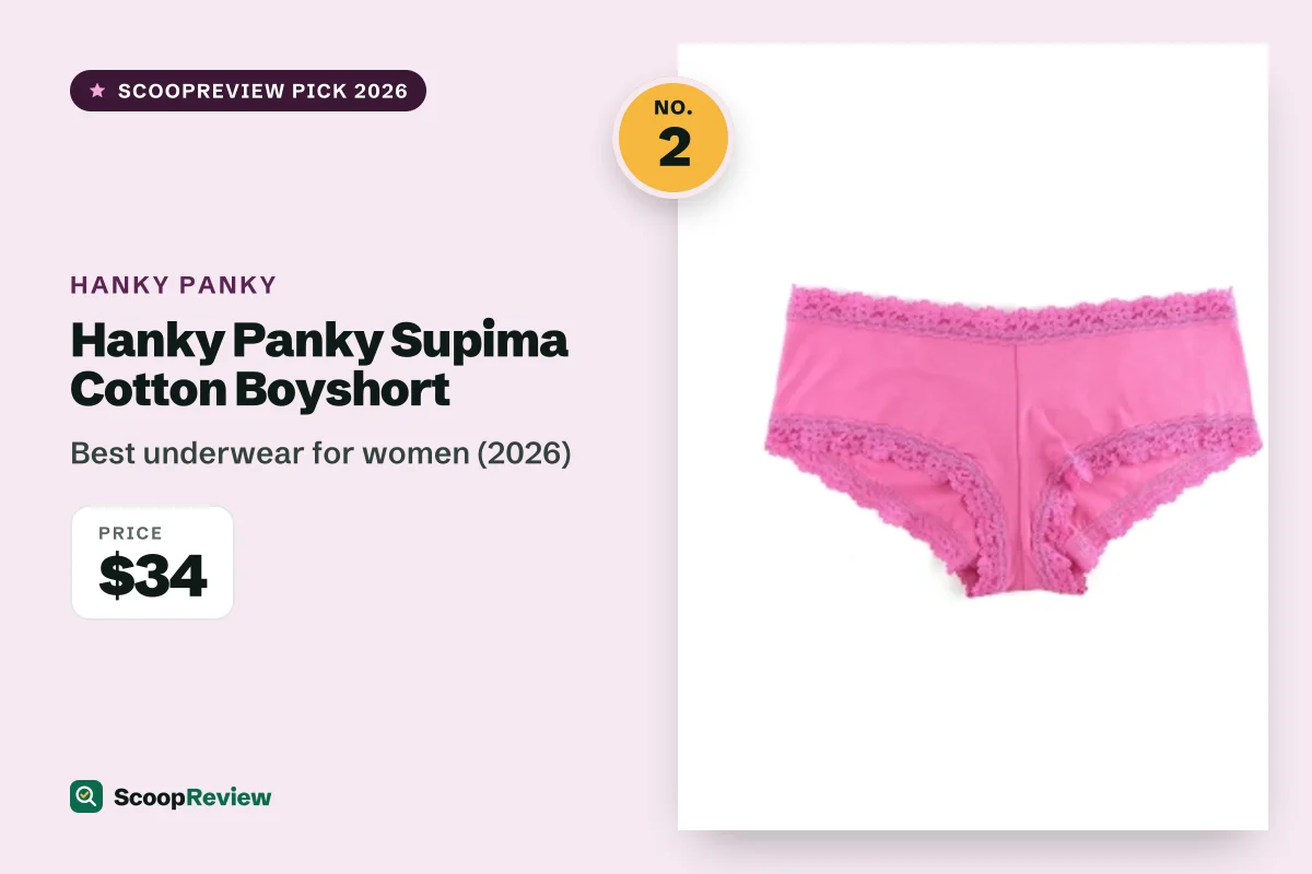Hanky Panky Supima Cotton Boyshort – Best underwear for women (2026)