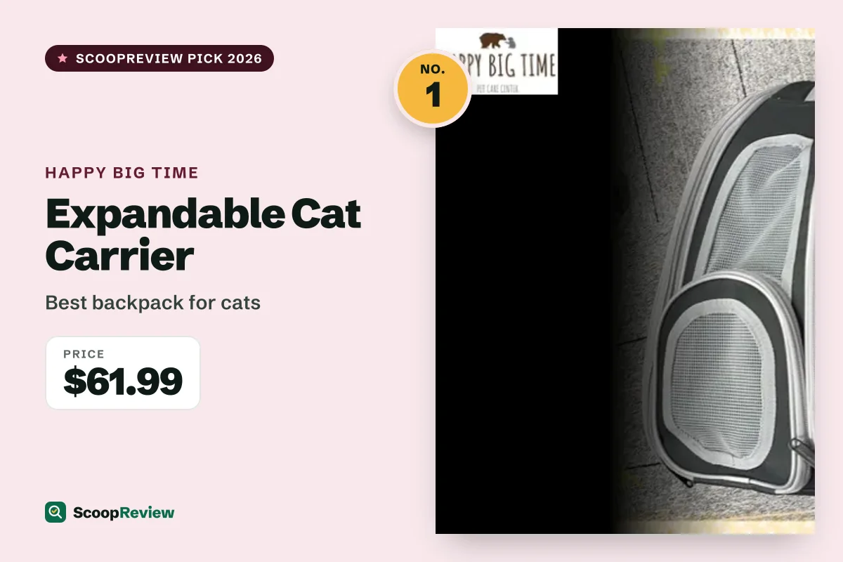 Expandable Cat Carrier – Best backpack for cats