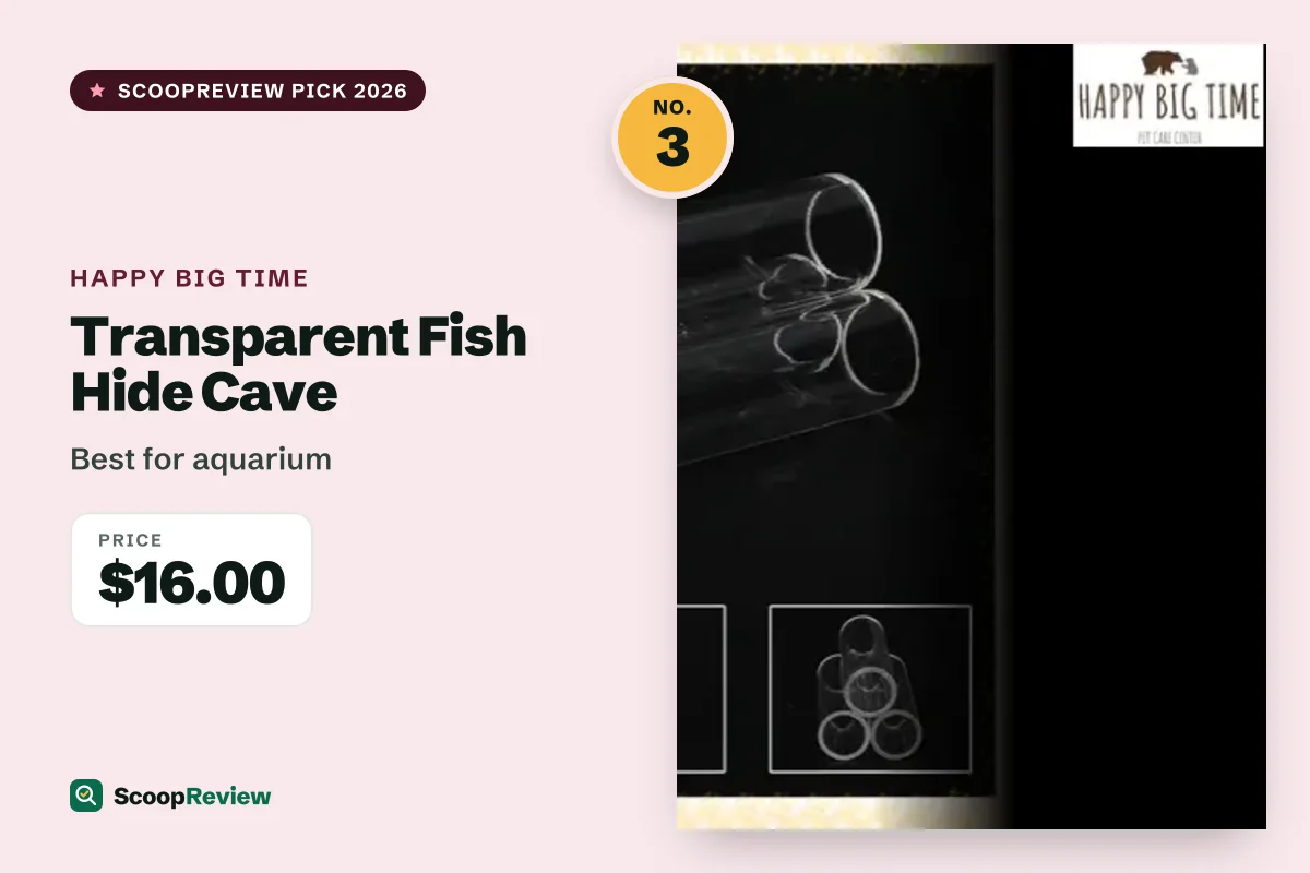 Transparent Fish Hide Cave – Best for aquarium