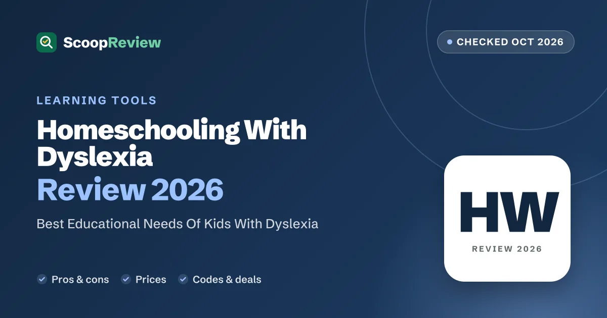 Homeschooling With Dyslexia review 2026