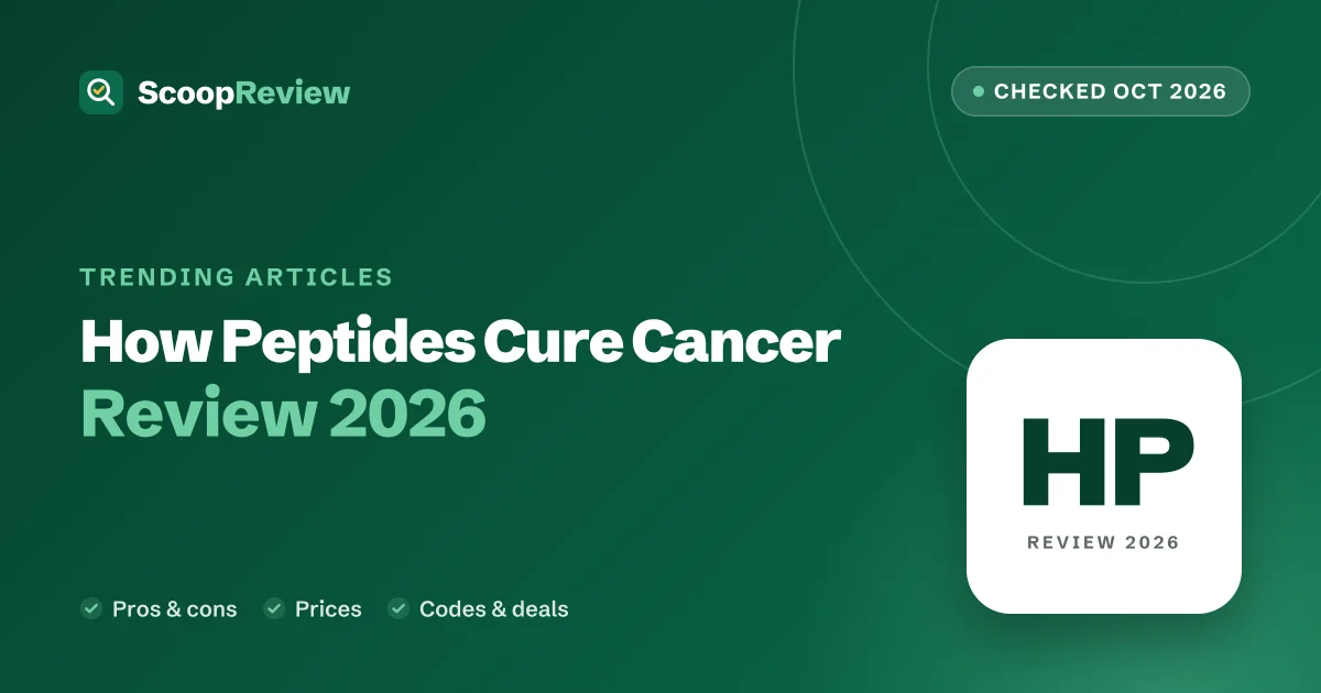 How Peptides Cure Cancer review 2026