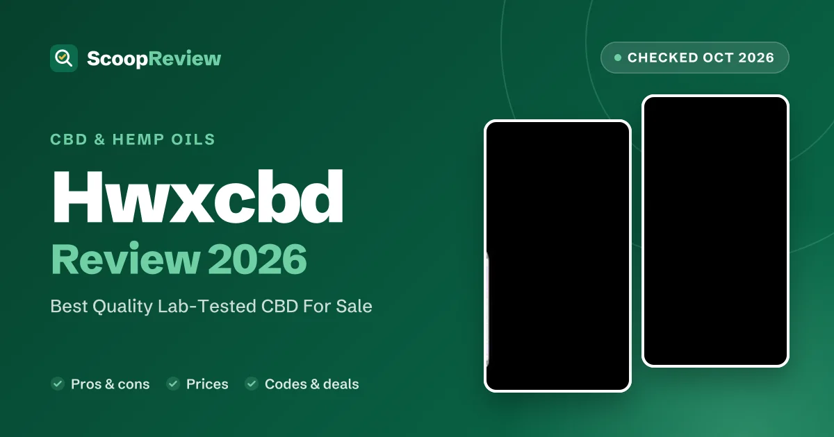 Hwxcbd review 2026