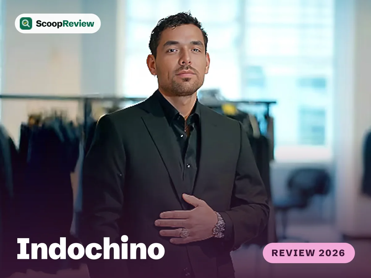 Man wearing a black Indochino suit