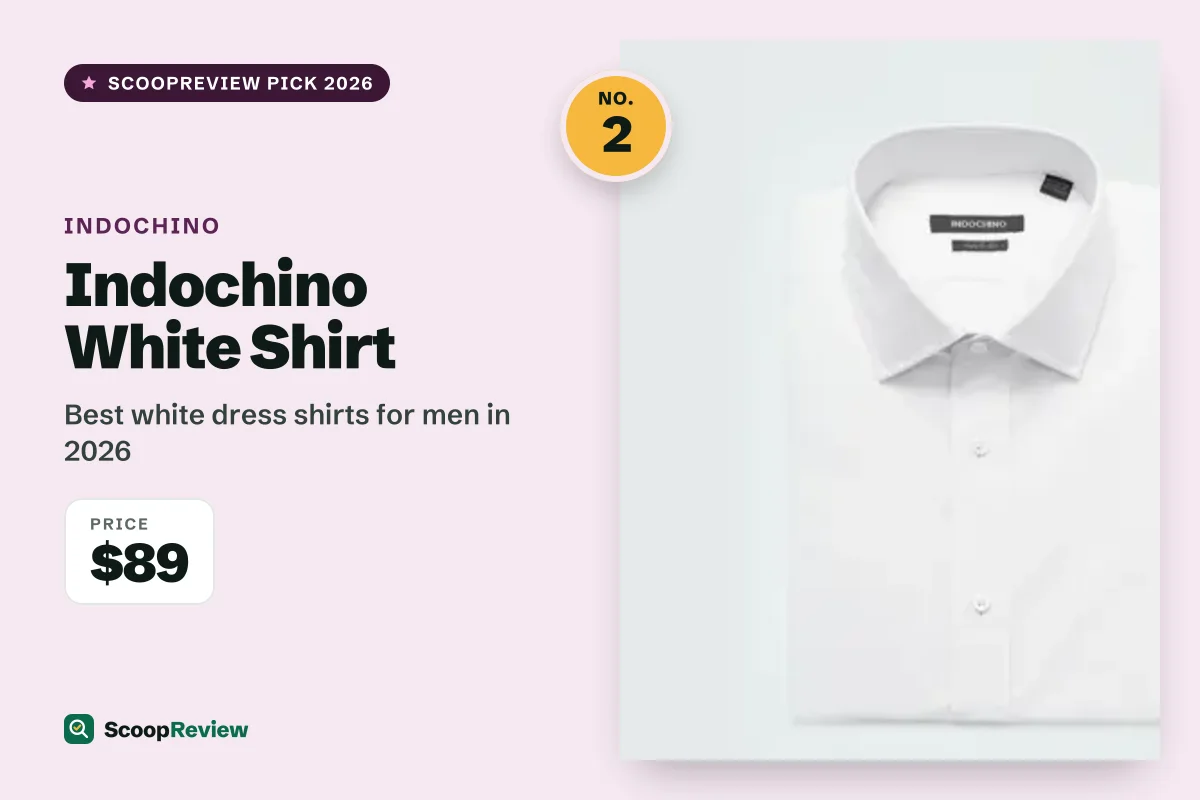 Indochino White Shirt – Best white dress shirts for men in 2026