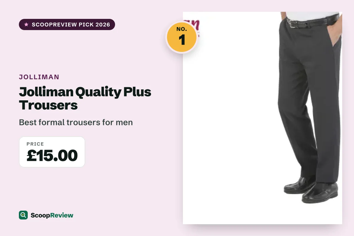 Jolliman Quality Plus Trousers – Best formal trousers for men
