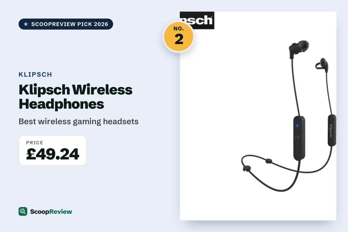 Klipsch Wireless Headphones – Best wireless gaming headsets