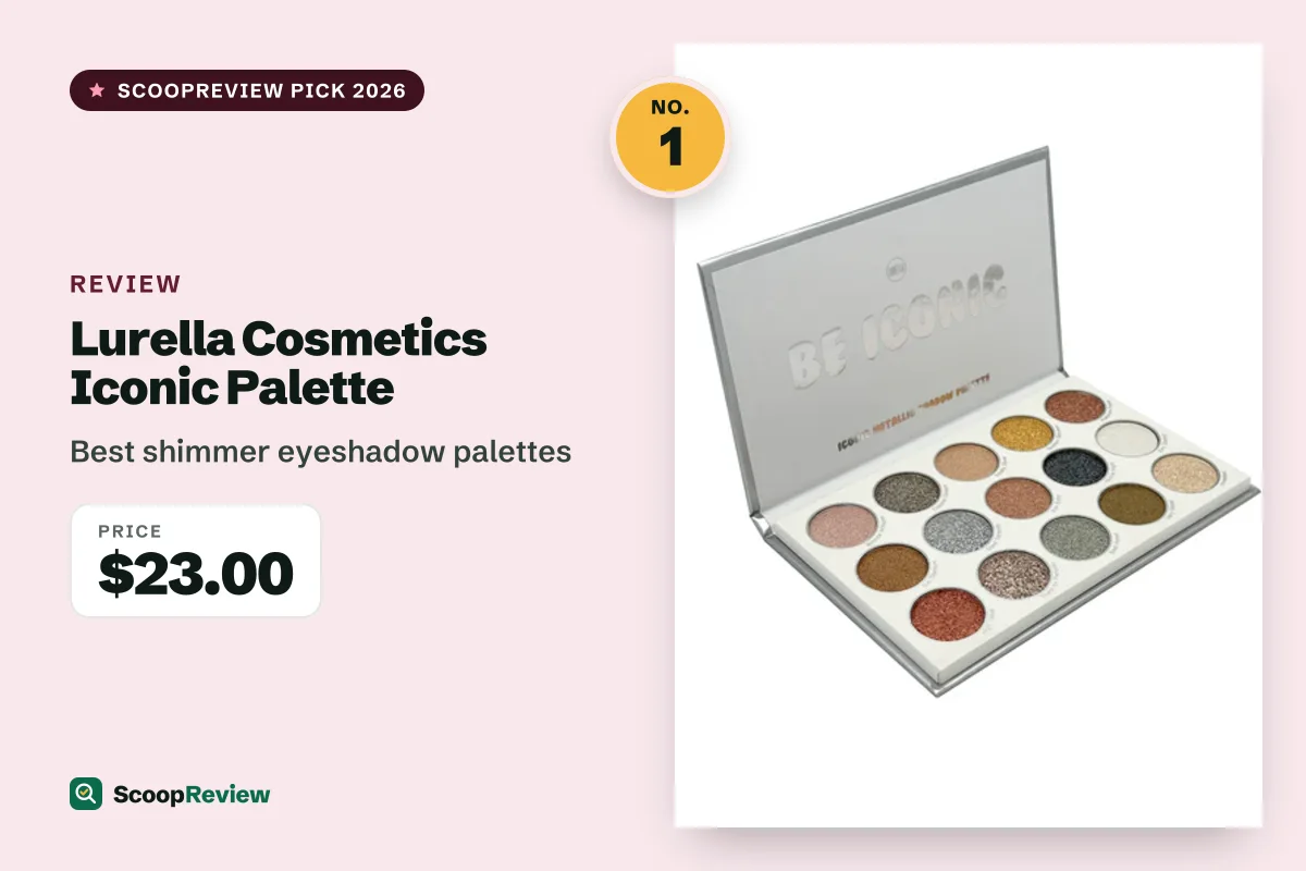 Lurella Cosmetics Iconic Palette – Best shimmer eyeshadow palettes