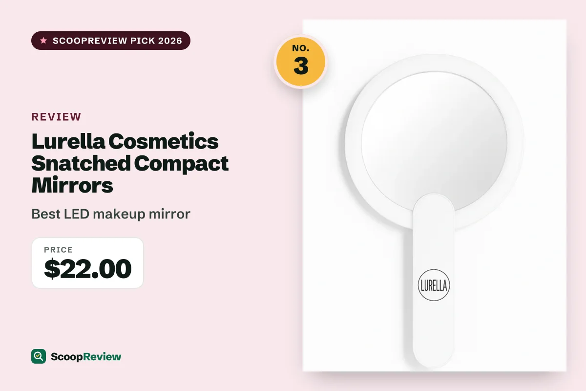 Lurella Cosmetics Snatched Compact Mirrors – Best LED makeup mirror