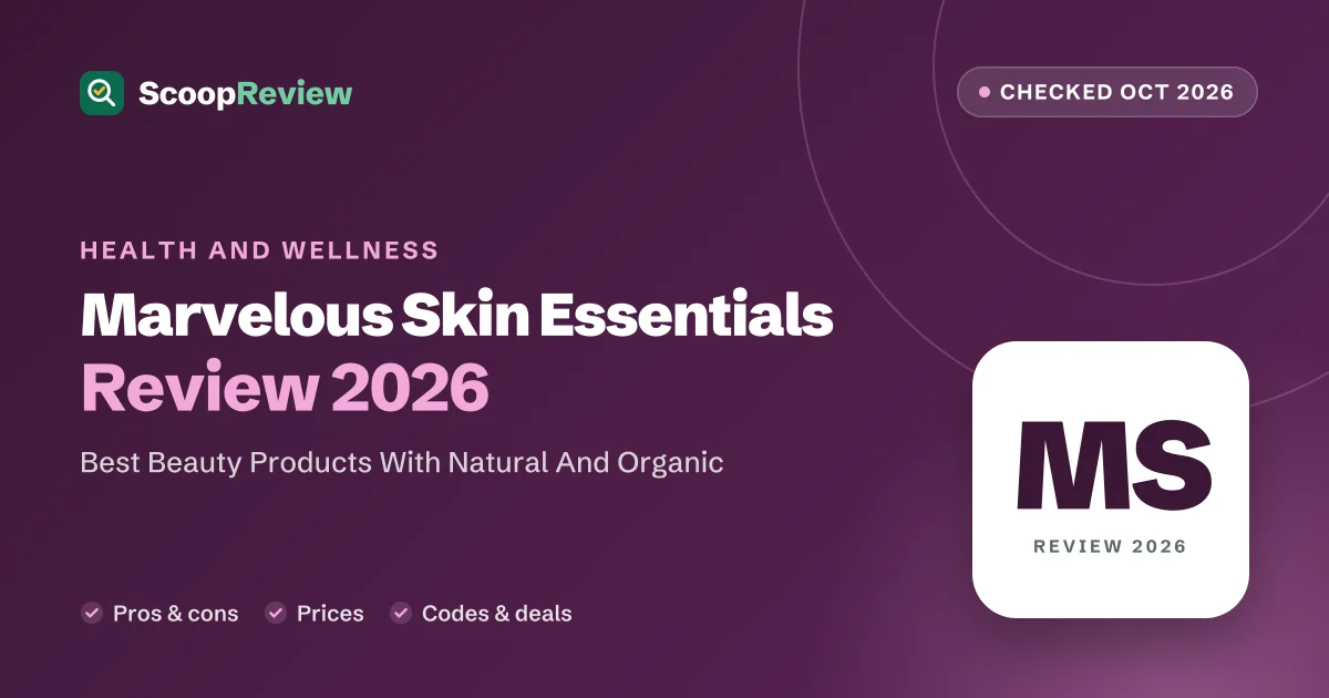 Marvelous Skin Essentials review 2026