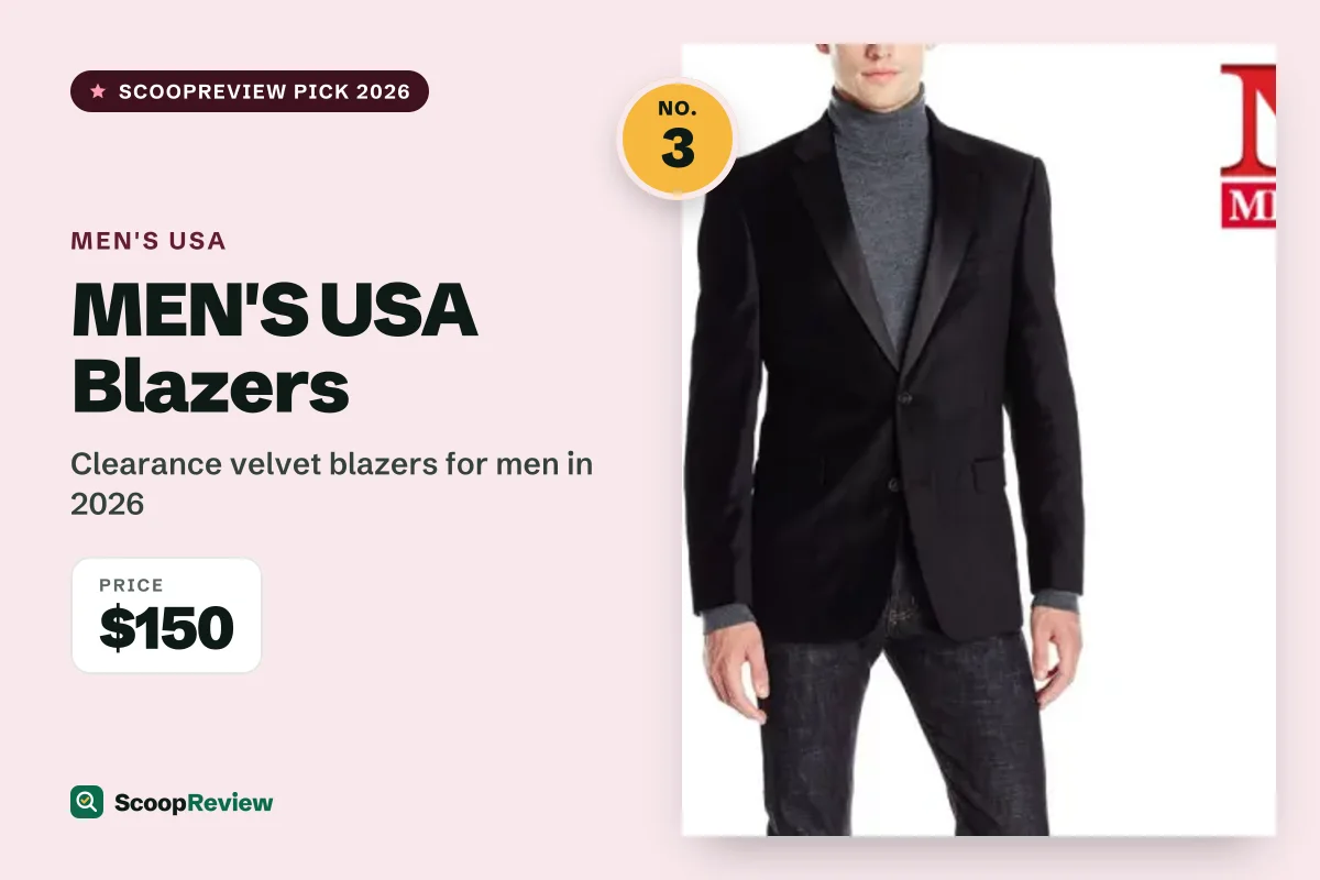 MEN'S USA Blazers – Clearance velvet blazers for men in 2026