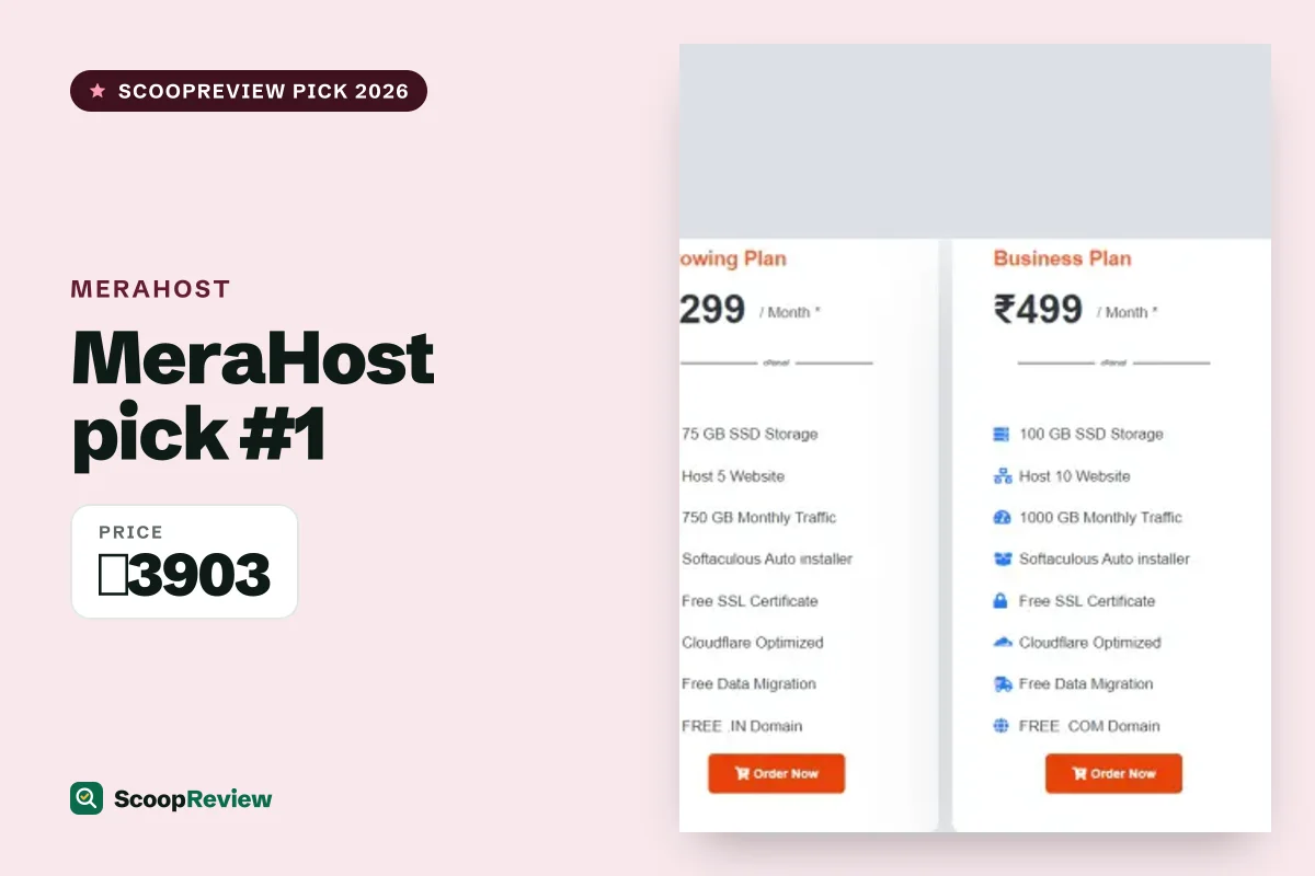 MeraHost product 1 – MeraHost review 2026